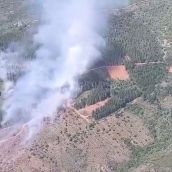 Incendio en San Vicente (Arganza)