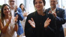 Nevenka en Jornada Justicia, voces y memoria de la violencia sistémica a la reparación, en Ponferrada | Foto: César Sánchez, ICAL 