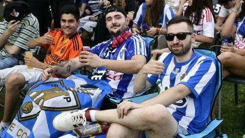 Afición berciana en la Rosaleda para animar a la Ponferradina contra el Celta Fortuna (16) Afición berciana en la Rosaleda para animar a la Ponferradina contra el Celta Fortuna (16)