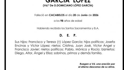 TERESA GARCÍA LÓPEZ