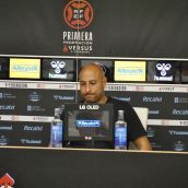 El entrenador de la Ponferradina, Mehdi Nafti