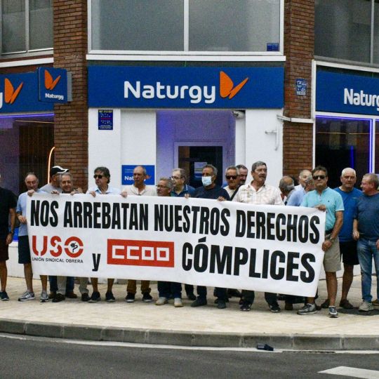 Concentración jubilados Naturgy Concentración jubilados Naturgy