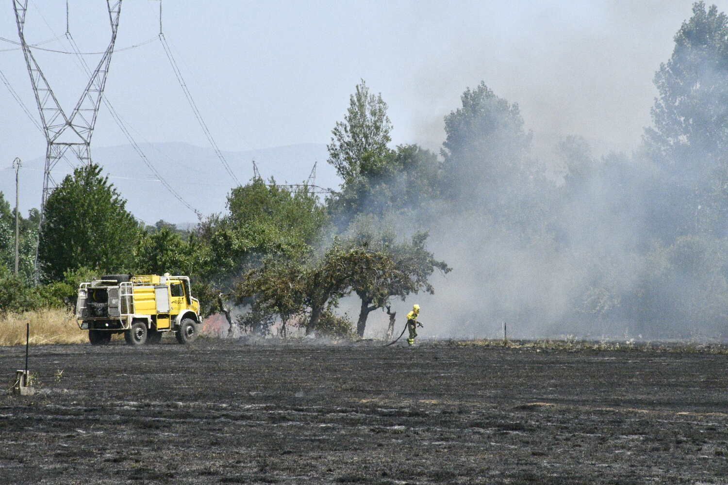 Incendio en Fuentesnuevas | Dani Merino Incendio en Fuentesnuevas | Dani Merino