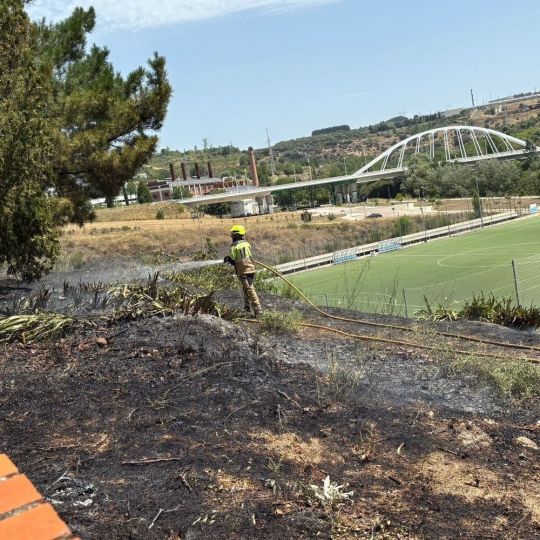 incendio campo futbol ramon martinez