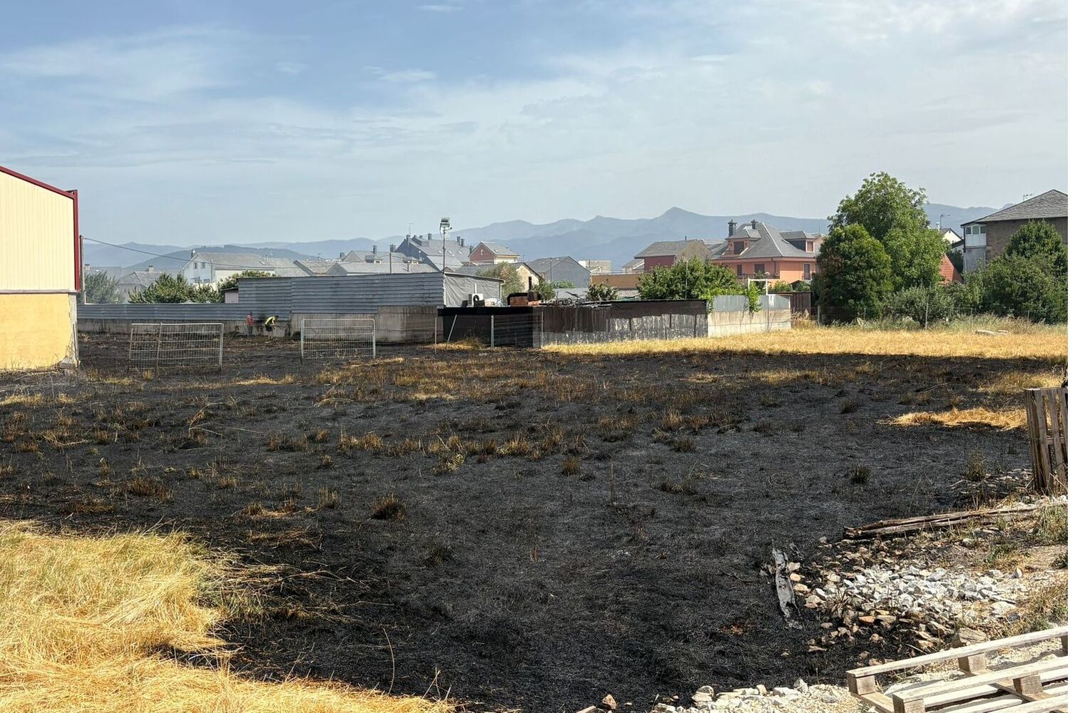 Incendio en Camponaraya