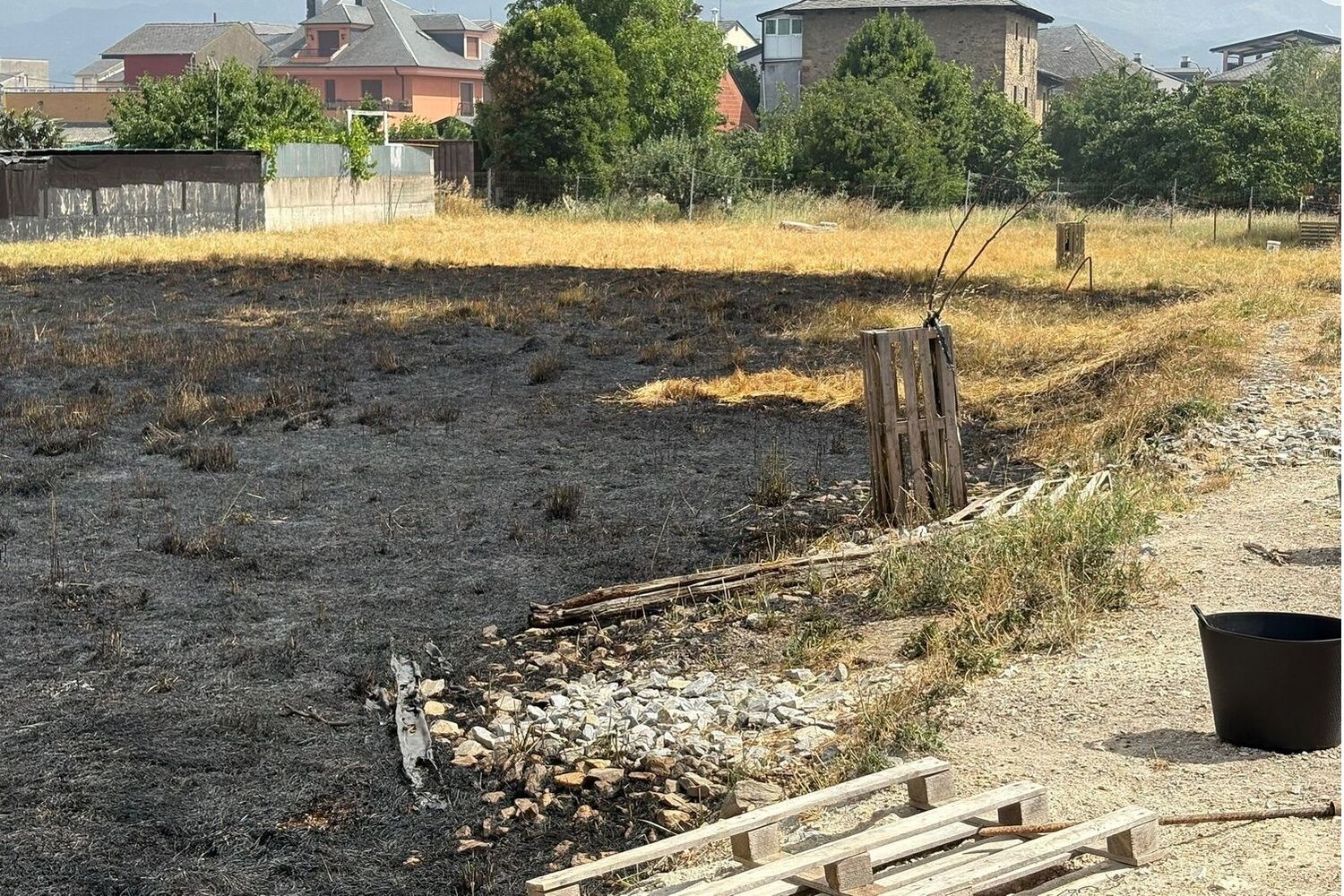 Incendio en Camponaraya