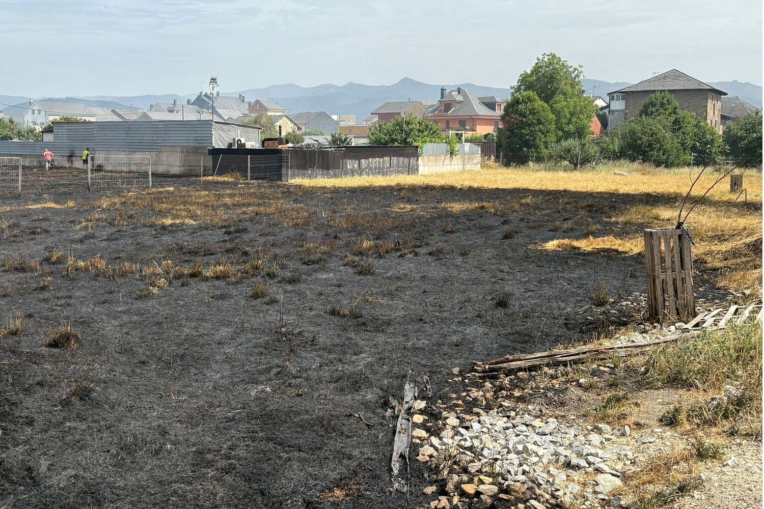 Incendio en Camponaraya