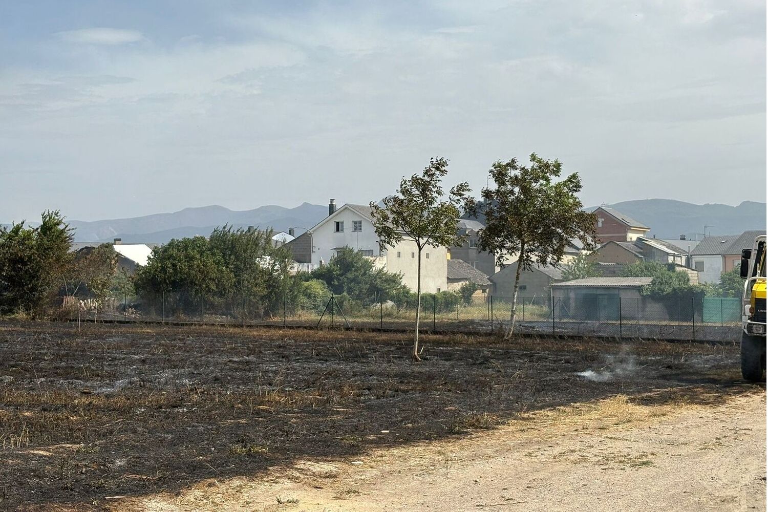 Incendio en Camponaraya