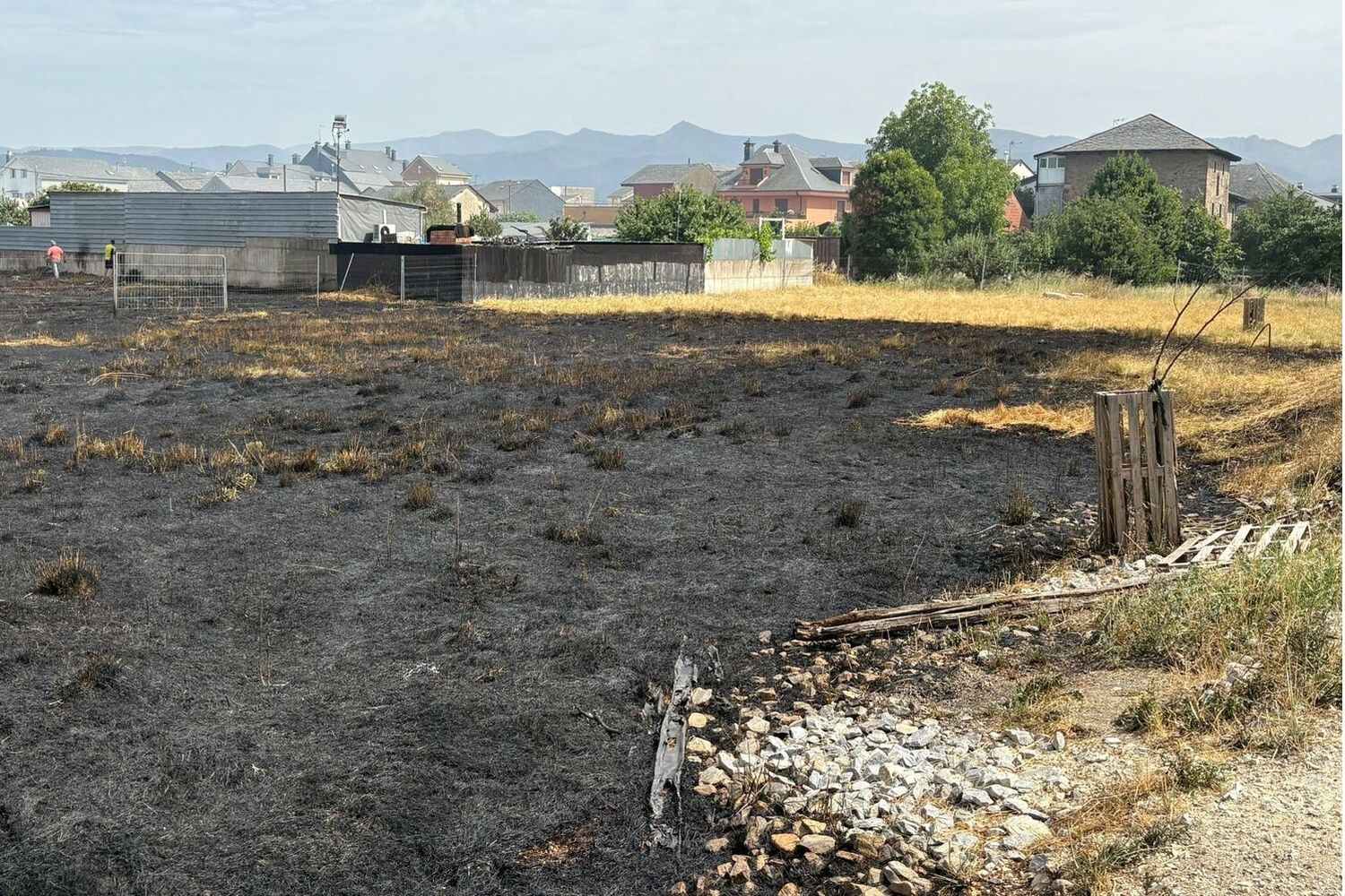 Incendio en Camponaraya