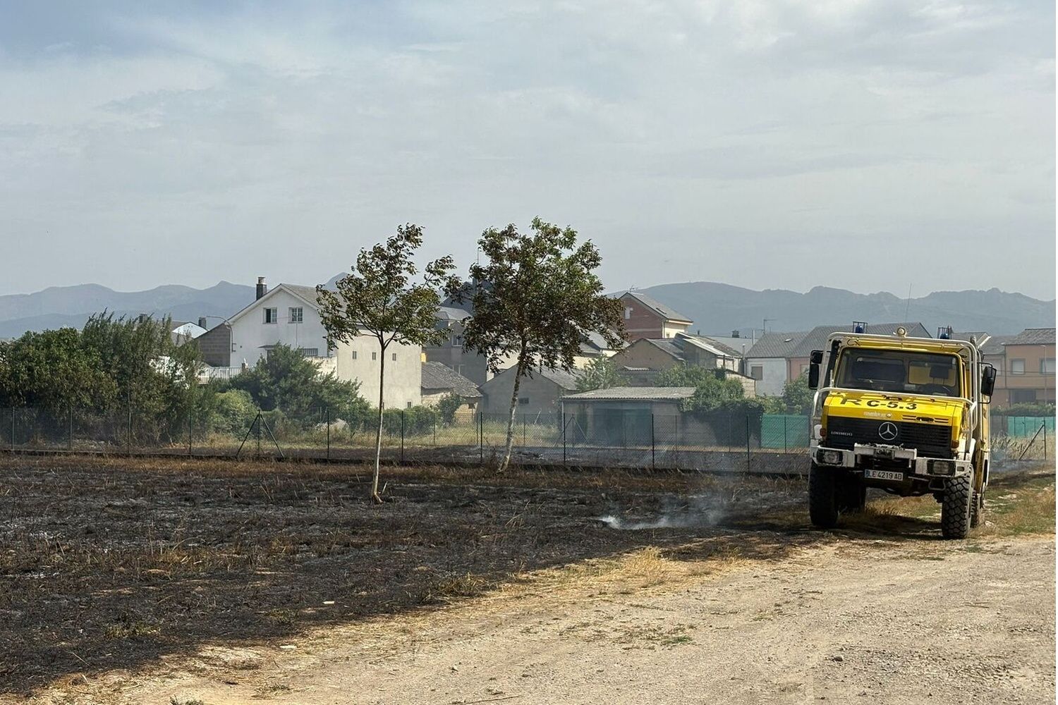 Incendio en Camponaraya