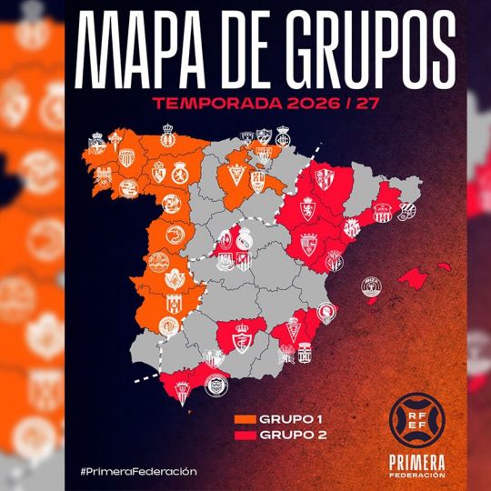 Grupos de 1RFEF Grupos de 1RFEF