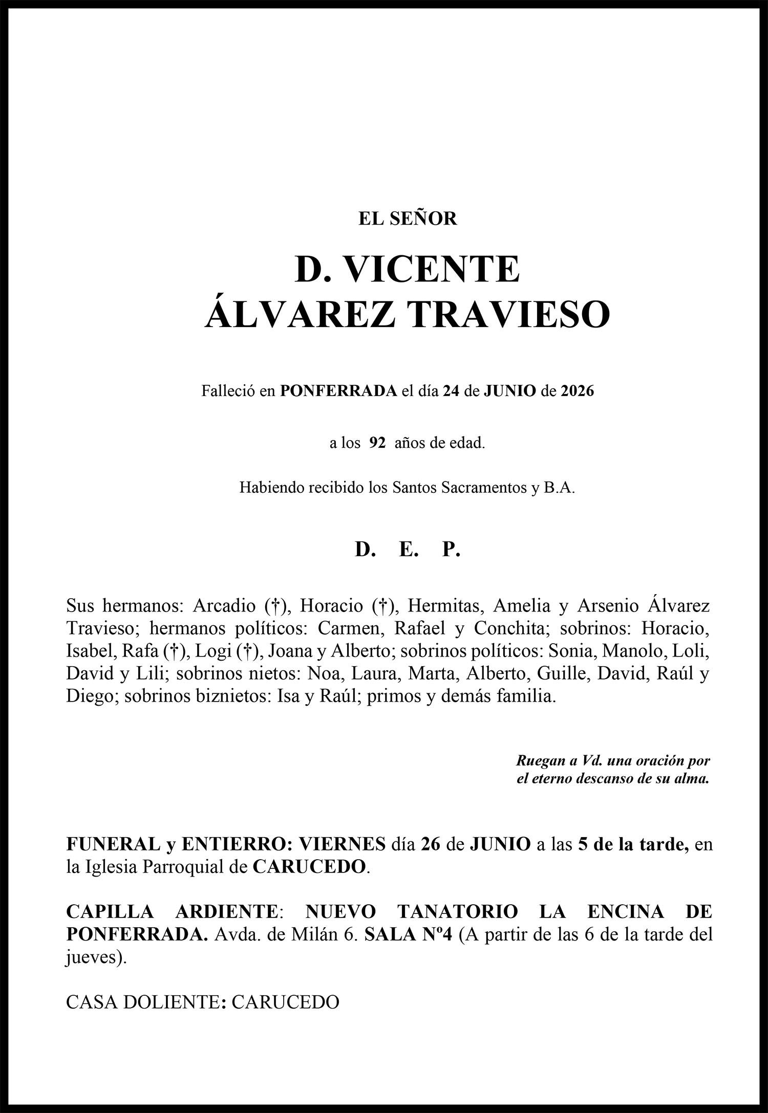 VICENTE ÁLVAREZ TRAVIESO