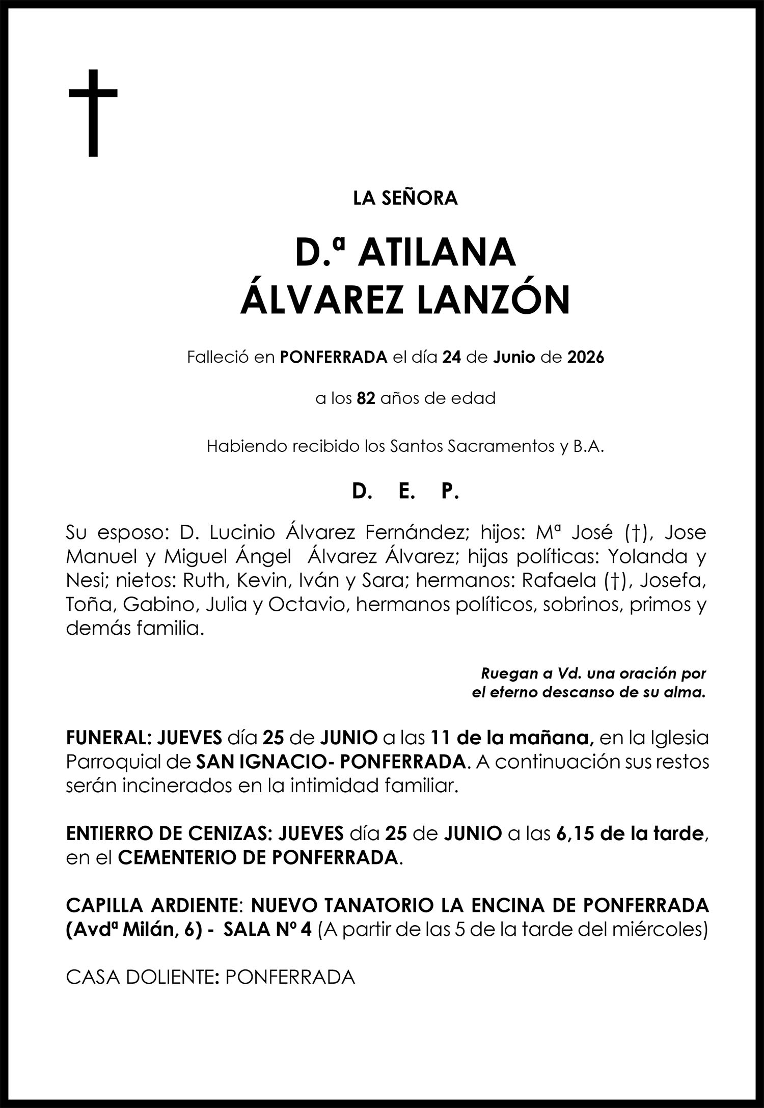ATILANA ÁLVAREZ LANZÓN