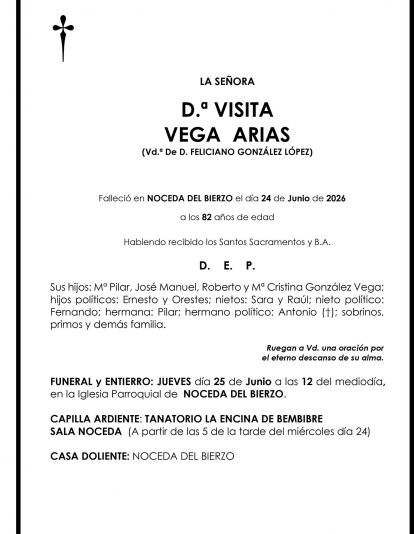 VISITA  VEGA  ARIAS