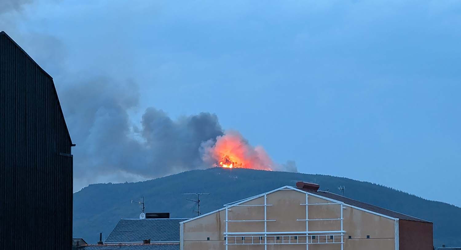 Incendio en Congosto