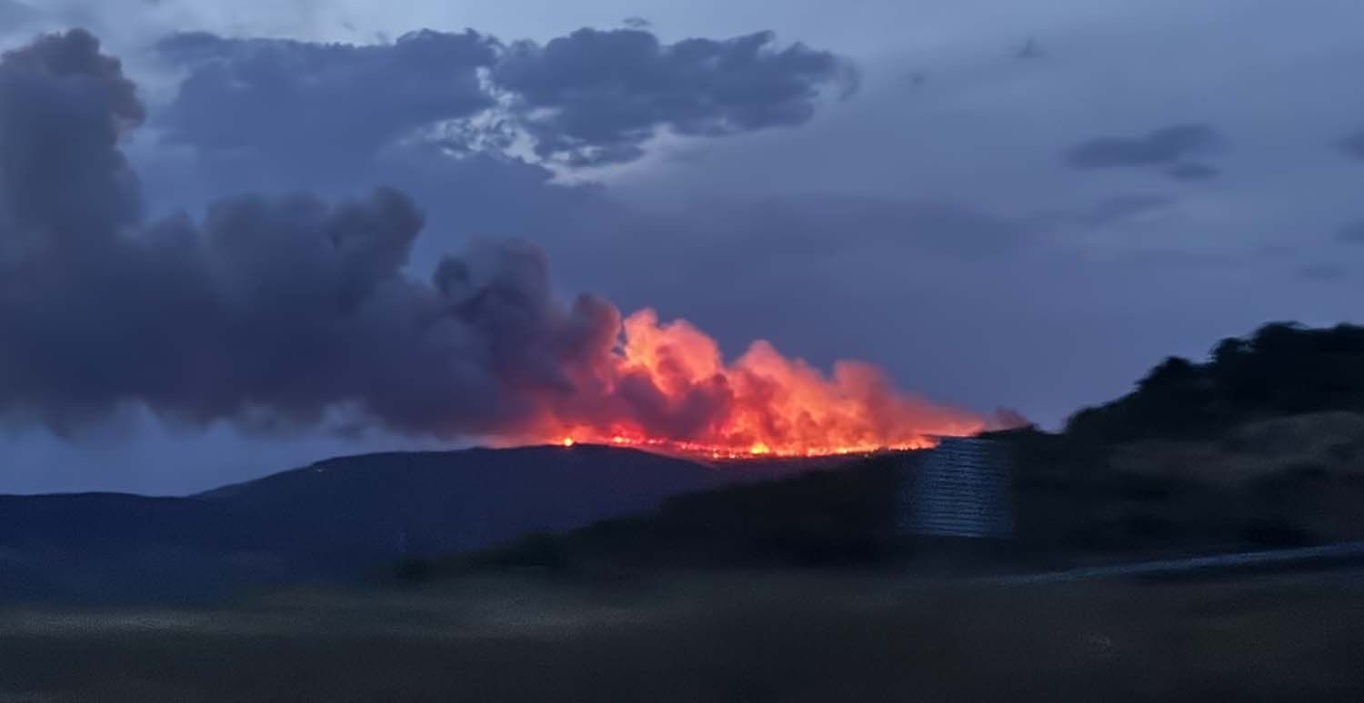 Incendio en Cobrana (Congosto)