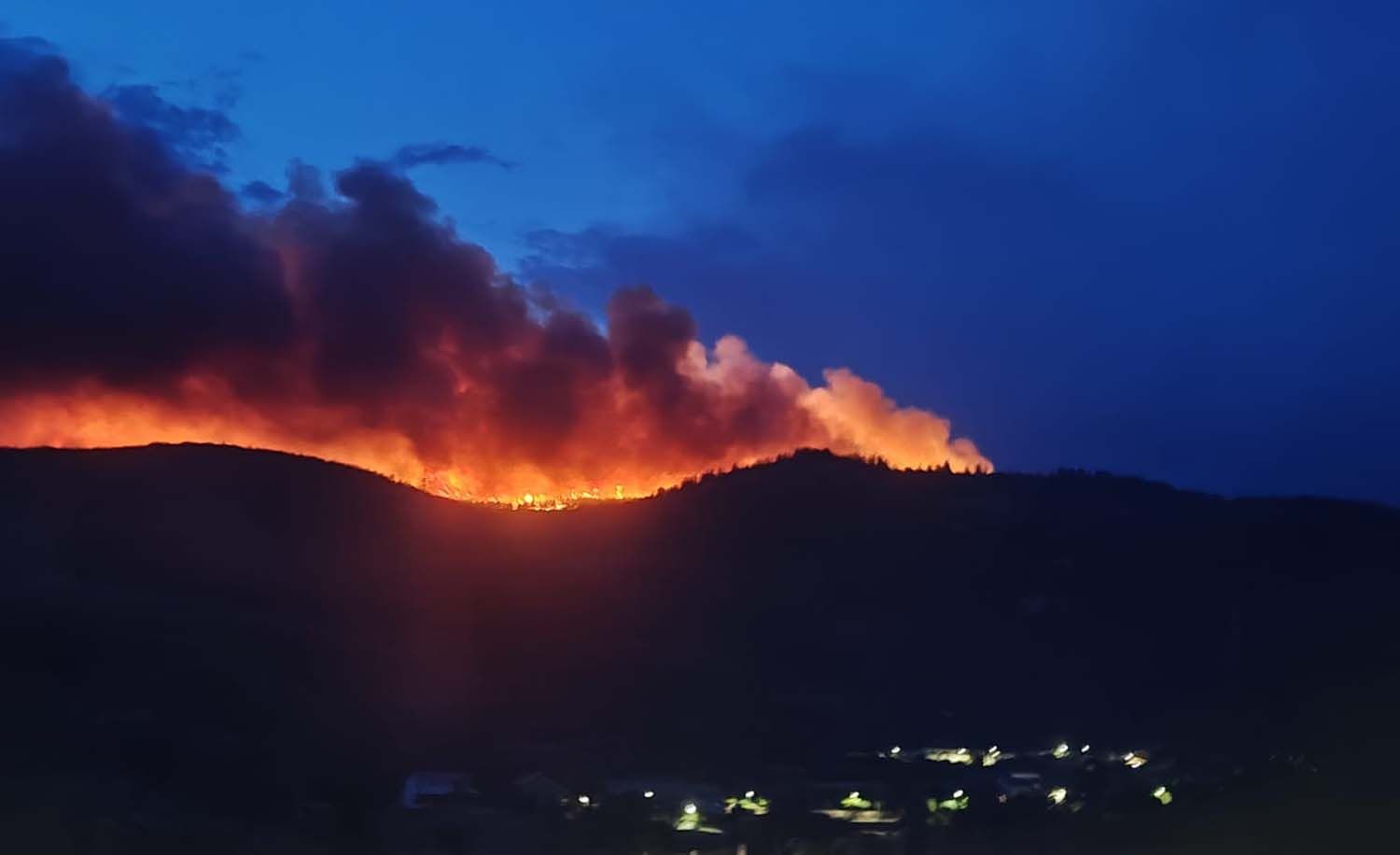 Incendio en Cobrana (Congosto)