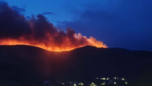 Incendio en Cobrana (Congosto)