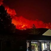 Incendio de Cobrana desde Congosto