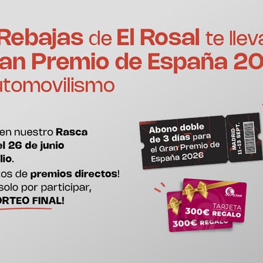 El Rosal sortea un acceso doble para el Gran Premio de España 2026 de automovilismo de Madrid