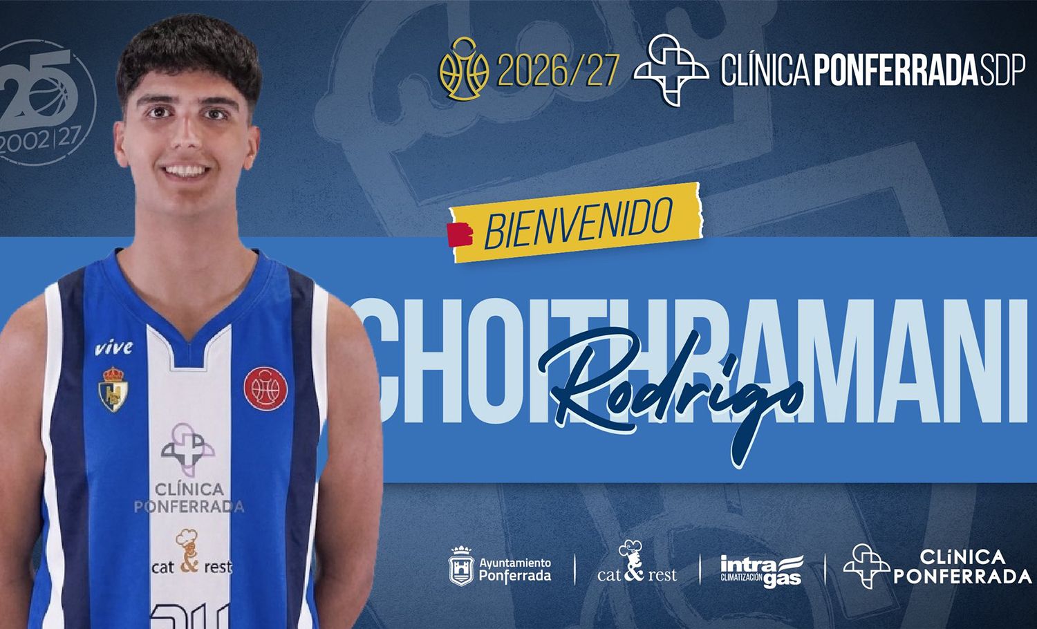 Nuevo fichaje del Baloncesto Clínica Ponferrada