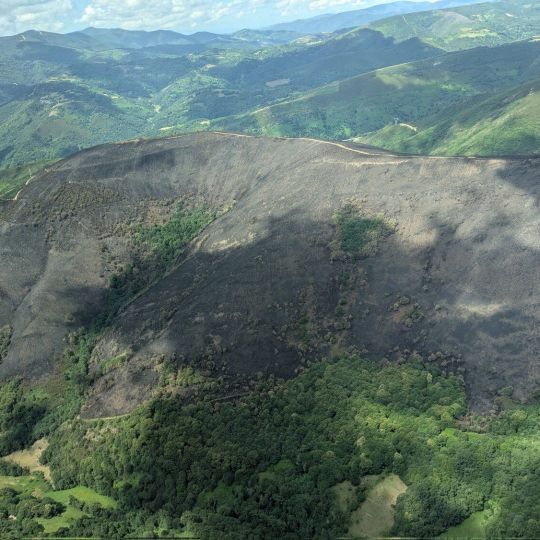 Estado del incendio de Vega de Valvarce | BRIF Tabuyo