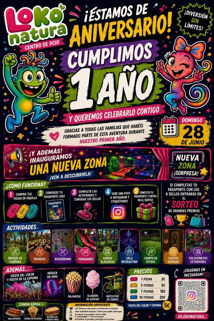 Loko Natura celebra su primer aniversaro