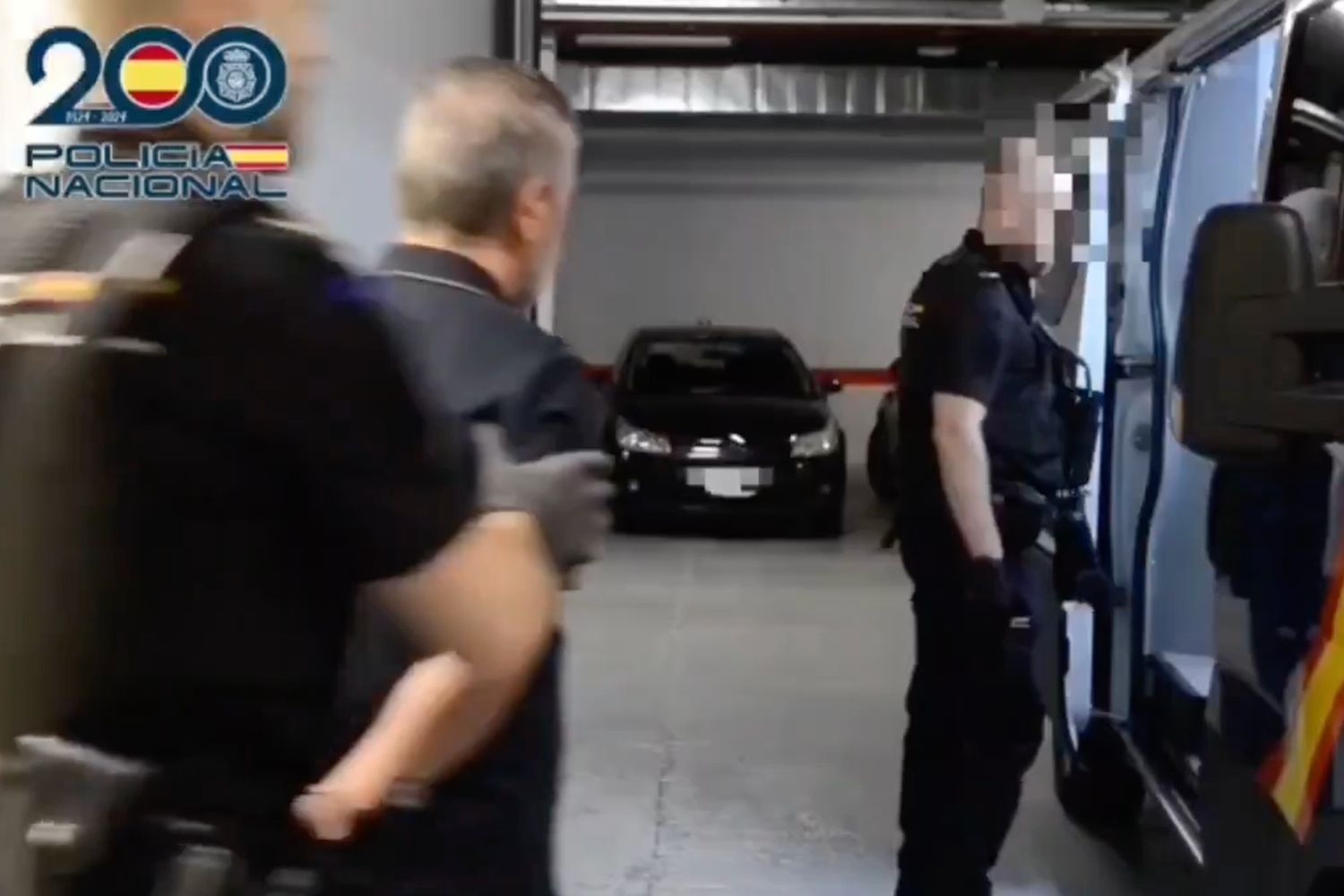 Momento en el que la Policía Nacional detiene a Domenico Paviglianiti, uno de los jefes de la mafia calabresa | Policía Nacional