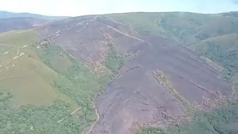 El incendio de Pradela baja a nivel 0 y se da por estabilizado tras el episodio de incendios por rayos en El Bierzo