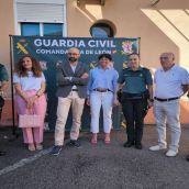 La Guardia Civil incorpora pictogramas en el cuartel de Bembibre para mejorar la atención a personas con TEA | Héctor Keudell (InfoBierzo)