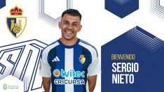 El nuevo jugador de la Ponferradina, Sergio Nieto