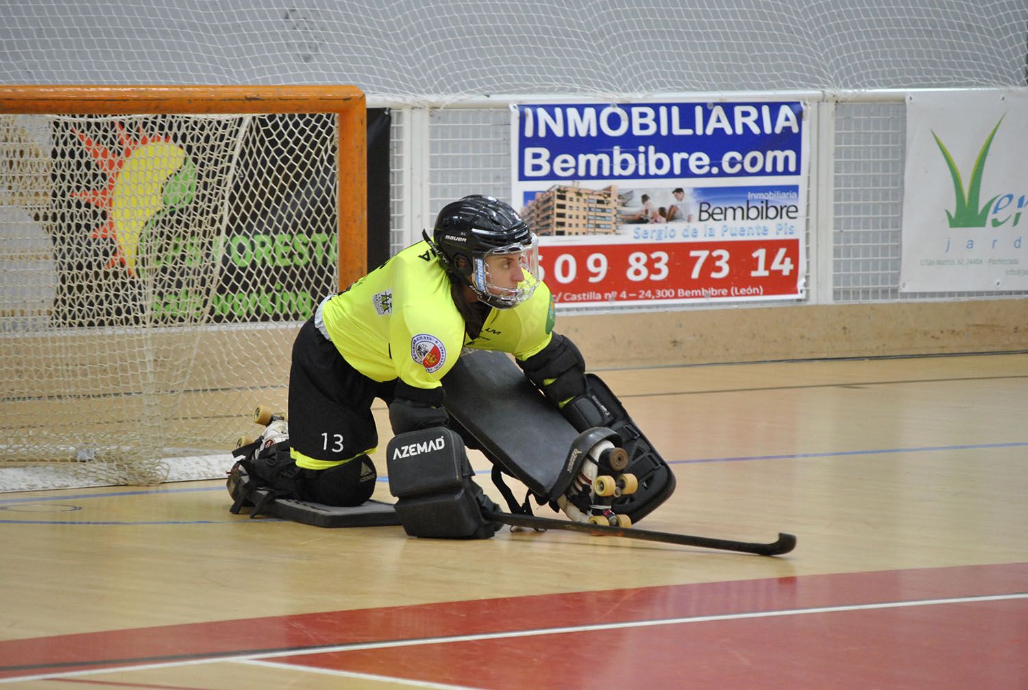 Fernanda Tapia, jugadora del Bembibre Hockey Club Fernanda Tapia, jugadora del Bembibre Hockey Club