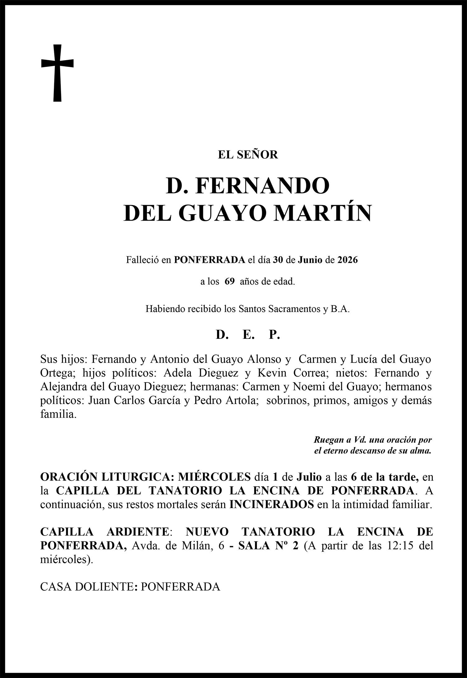 FERNANDO DEL GUAYO MARTÍN