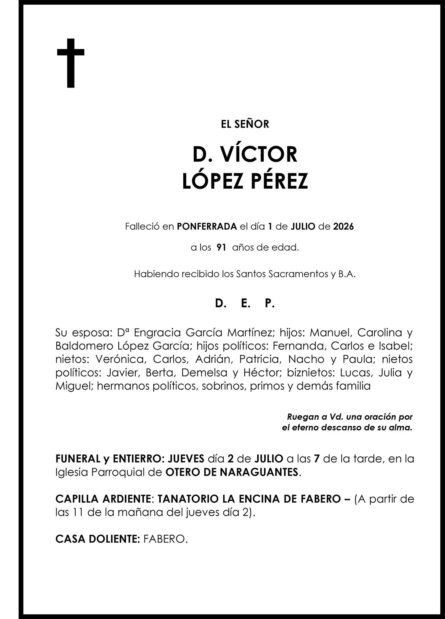 VÍCTOR LÓPEZ PÉREZ