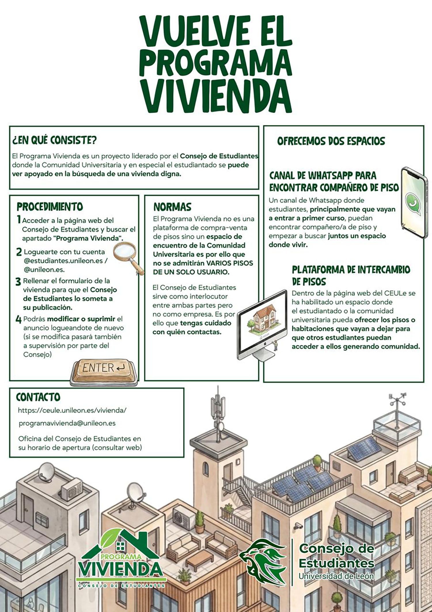 Programa Vivienda de la ULE Programa Vivienda de la ULE