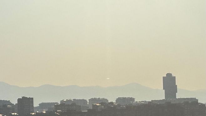 Humo del incendio de Sena de Luna en Ponferrada 4 Humo del incendio de Sena de Luna en Ponferrada 4