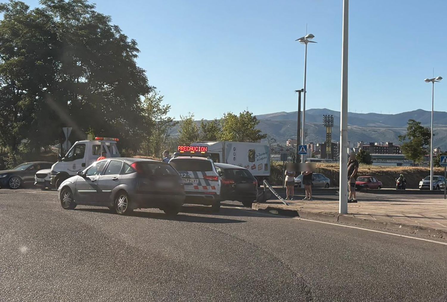 Accidente en Ponferrada Accidente en Ponferrada