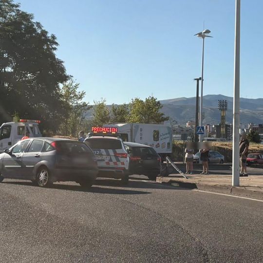 Accidente en Ponferrada Accidente en Ponferrada