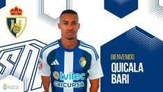 El nuevo jugador de la Ponferradina, Quicala Bari El nuevo jugador de la Ponferradina, Quicala Bari