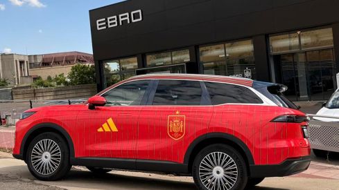 Coche Ebro oficial de La Roja