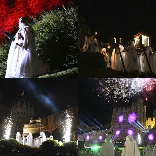 Collage Gran Desfile de la Noche Templaria Collage Gran Desfile de la Noche Templaria