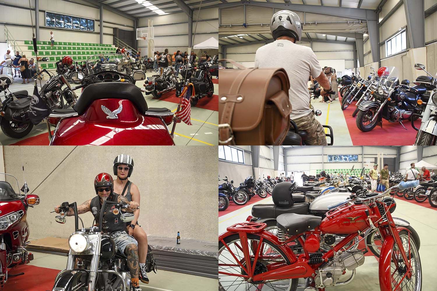 Collage Concentración de Motos Clásicas y Custom Folgoso de la Ribera