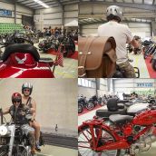 Collage Concentración de Motos Clásicas y Custom Folgoso de la Ribera