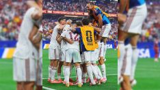 Celebración de la Selección Española tras su victoria a Portugal | Foto: Selección Española de Fútbol en X Celebración de la Selección Española tras su victoria a Portugal | Foto: Selección Española de Fútbol en X