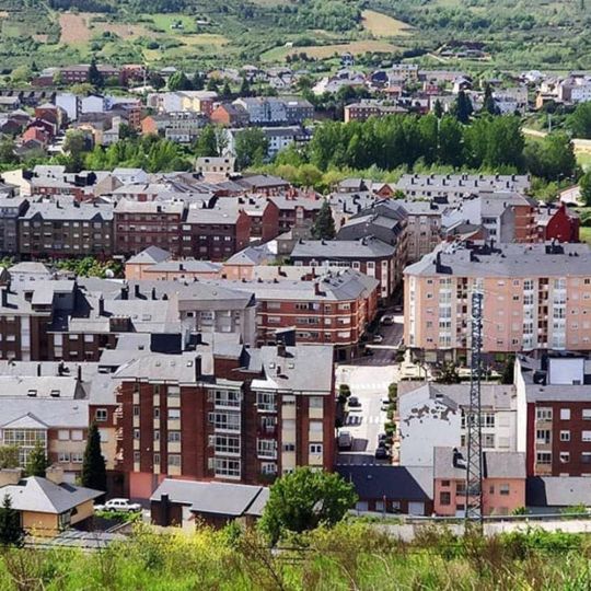 Panorámica de Bembibre desde La Corona