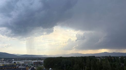 Tormenta en La Rosaleda