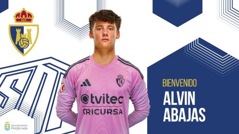 Fichaje de Alvin Abajas por la Ponferradina Fichaje de Alvin Abajas por la Ponferradina