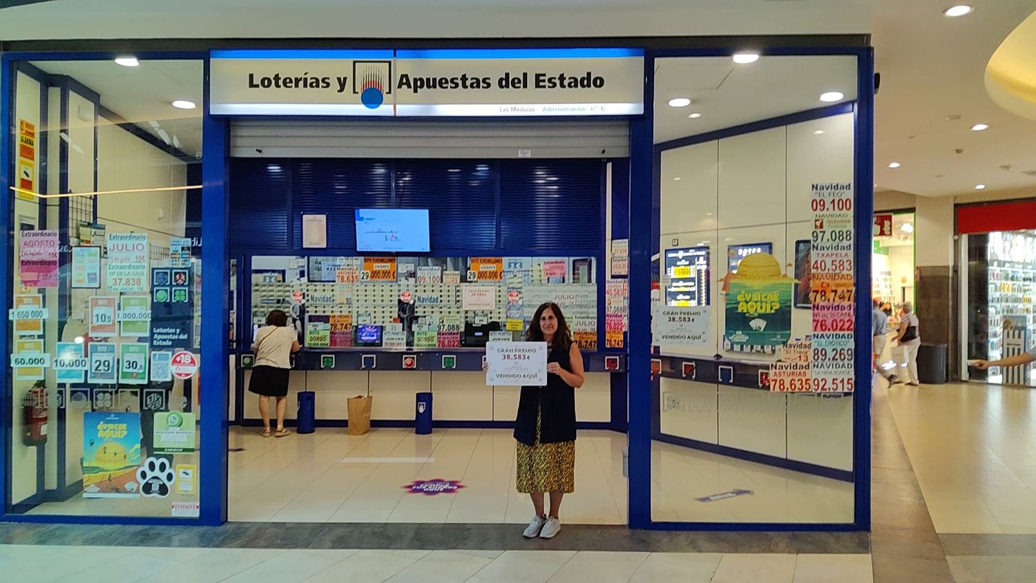 Segundo premio de la Bonoloto en la administración de lotería del Rosal 2 Segundo premio de la Bonoloto en la administración de lotería del Rosal 2