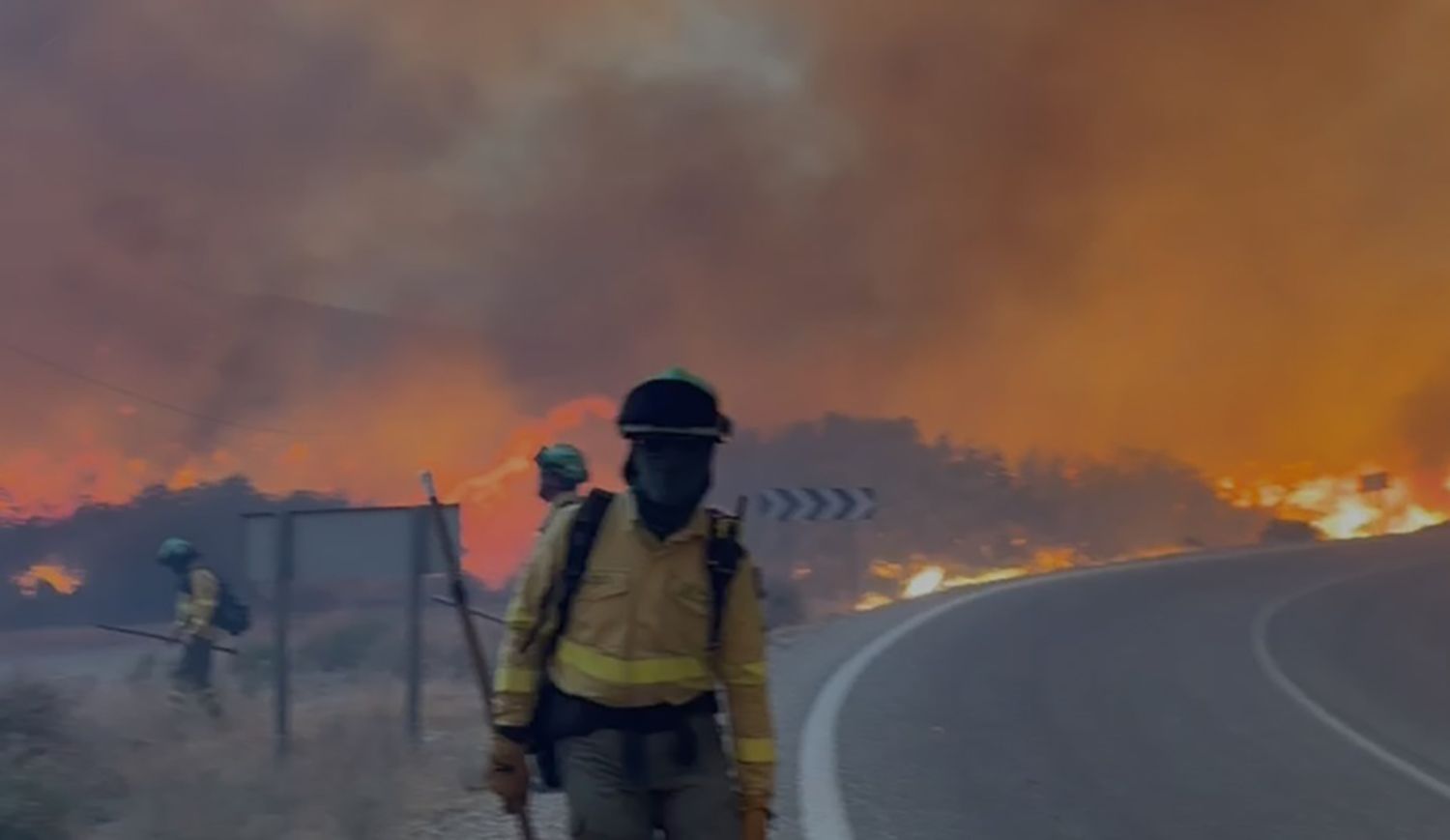 Incendio forestal en Los Gallardos (Almería) Incendio forestal en Los Gallardos (Almería)