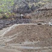 Carretera de acceso al Valle de Fornela | Foto: Página de Facebook 'Crónicas del Valle de Fornela'